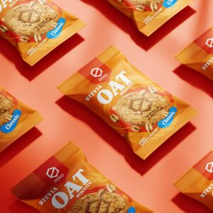 Stevia Oat Biscuits - Classic 30 g - 01