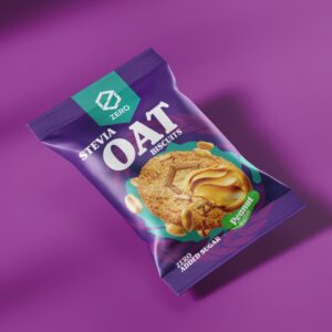 Stevia Oat Biscuits - Peanut 30 g - cover
