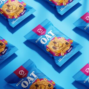 Stevia Oat Biscuits - Raisin 30 g - 01